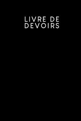 Book cover for Livre de devoirs