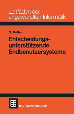 Cover of Entscheidungsunterstutzende Endbenutzersysteme