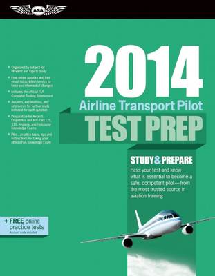 Book cover for Airline Transport Pilot Test Prep 2014