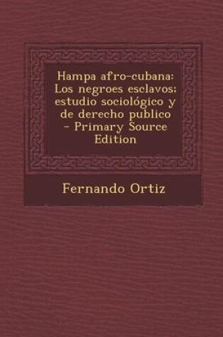 Cover of Hampa Afro-Cubana