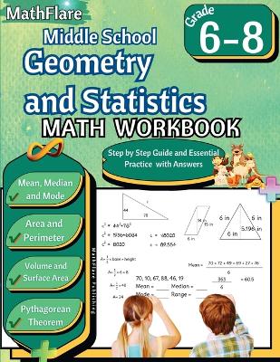 Book cover for Middle School Percent, Ratio and Proportion Workbook 6th to 8th Grade