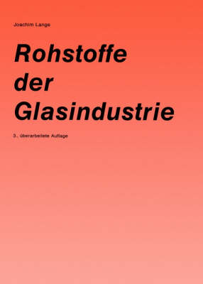 Book cover for Rohstoffe Der Glasindustrie 3a