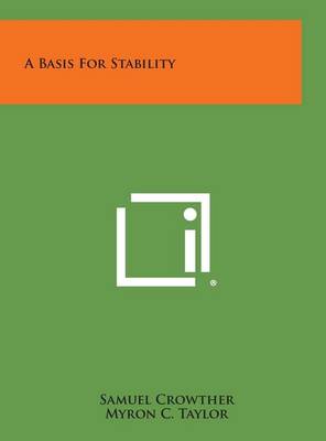 Book cover for A Basis for Stability