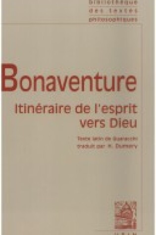 Cover of Itineraire de l'Esprit Vers Dieu