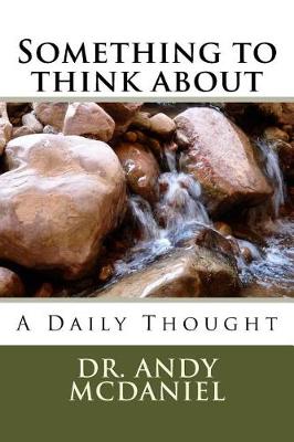 Book cover for Something to think about