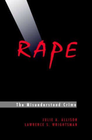 Cover of Rape: The Misunderstood Crime