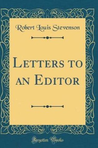 Cover of Letters to an Editor (Classic Reprint)