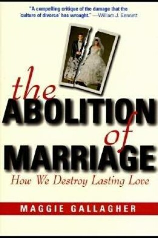 Cover of The Abolition of Marriage