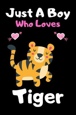 Book cover for Just a boy who loves tiger