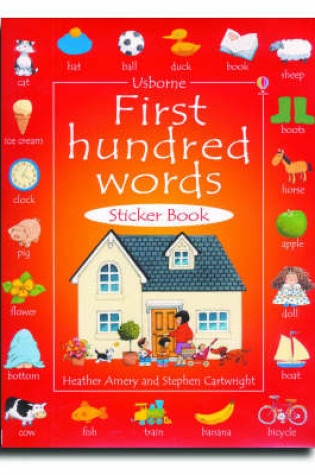 Cover of First 100 Words in English Sticker Book