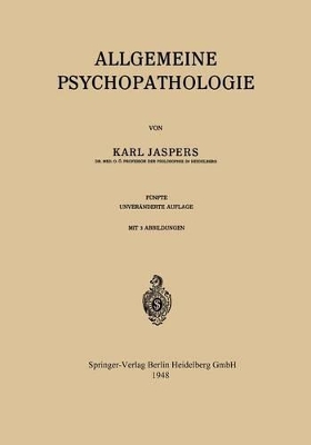 Book cover for Allgemeine Psychopathologie