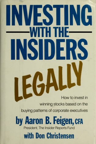 Cover of Investing with the Insiders, Legally