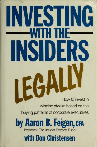 Book cover for Investing with the Insiders, Legally