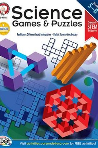 Cover of Science Games and Puzzles, Grades 5 - 8