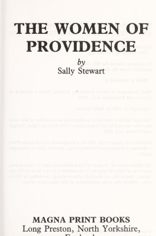 Cover of The Women of Providence