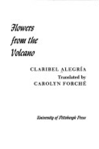 Cover of Flowers from the Volcano