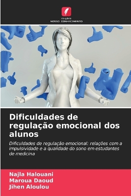 Book cover for Dificuldades de regulação emocional dos alunos