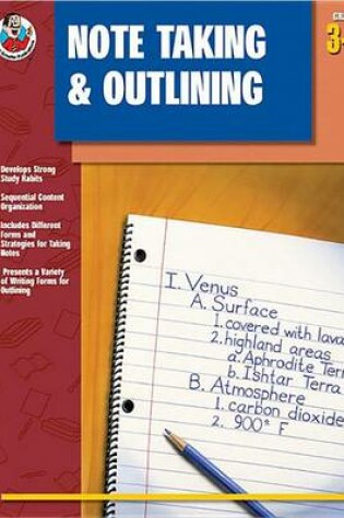 Cover of Note Taking & Outlining, Grades 3 - 5