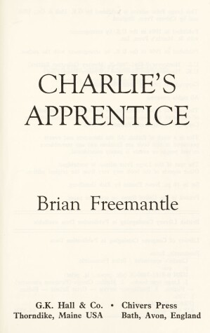 Cover of Charlie's Apprentice