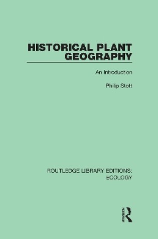 Cover of Historical Plant Geography