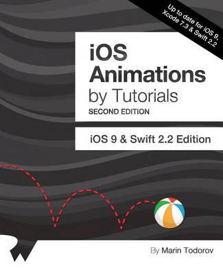 Book cover for IOS Animations by Tutorials Second Edition