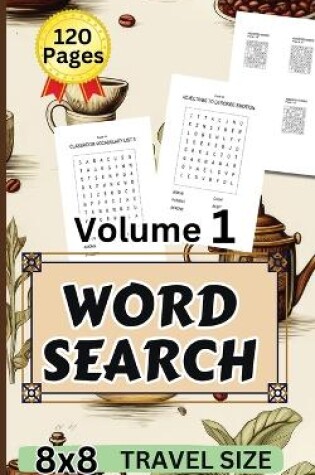 Cover of 8x8 Word Search Travel Size Volume 1