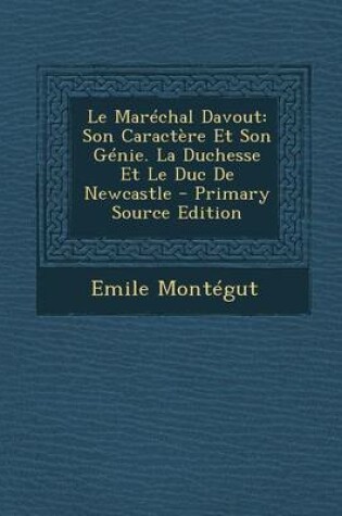 Cover of Le Marechal Davout