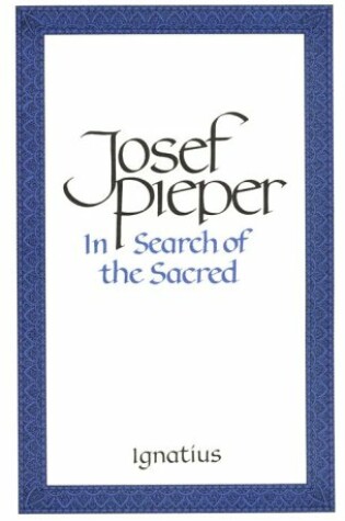 Cover of In Search of the Sacred