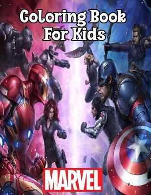 Book cover for Marvel Coloring Book For Kids