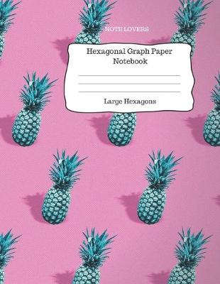 Book cover for Hexagonal Graph Paper Notebook - Large Hexagons