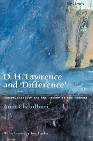 Cover of D. H. Lawrence and 'Difference'