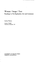 Book cover for Woman/Image/Text : Readings in Pre-Raphaelite Art and Literature