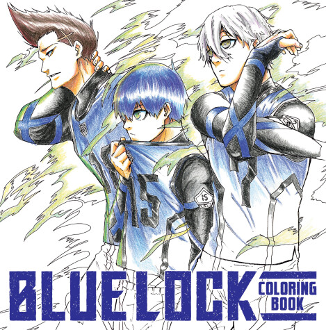 Book cover for Blue Lock Coloring Book