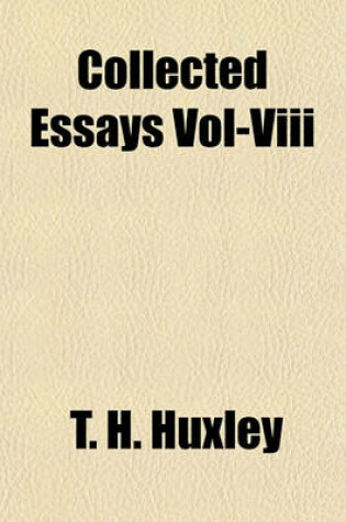 Cover of Collected Essays Vol-VIII