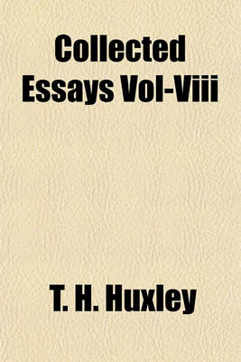 Book cover for Collected Essays Vol-VIII