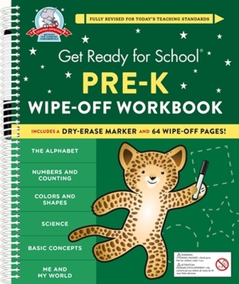 Book cover for Get Ready for School: Pre-K Wipe-Off Workbook