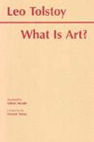 Cover of What Is Art?