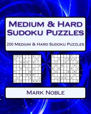 Cover of Medium & Hard Sudoku Puzzles Volume 1