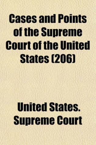 Cover of Records and Briefs of the United States Supreme Court (Volume 206)