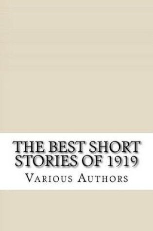 Cover of The Best Short Stories of 1919