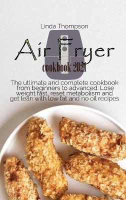 Book cover for Air Fryer cookbook 2021