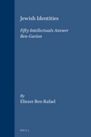 Cover of Jewish Identities: Fifty Intellectuals Answer Ben-Gurion