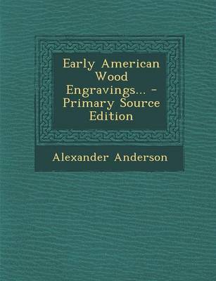 Book cover for Early American Wood Engravings...