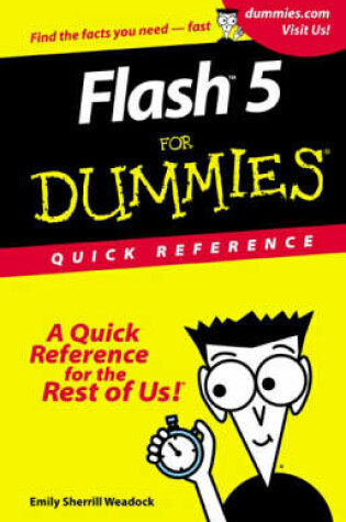 Cover of Flash 5 for Dummies Quick Reference