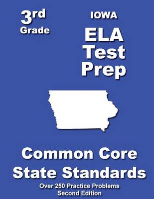 Book cover for Iowa 3rd Grade ELA Test Prep