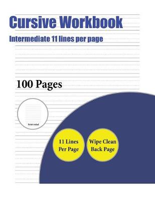 Cover of Cursive Workbook (Intermediate 11 lines per page)