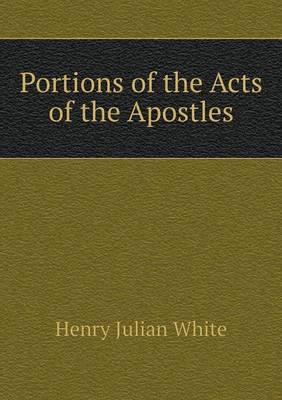 Book cover for Portions of the Acts of the Apostles