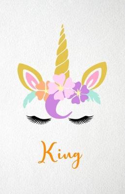 Book cover for King A5 Lined Notebook 110 Pages