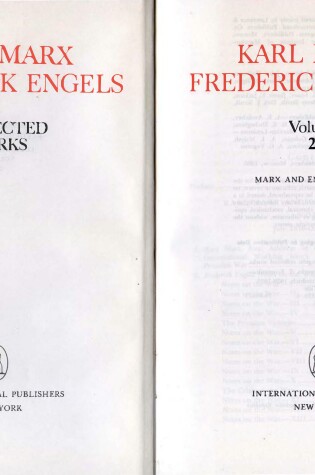 Cover of Collected Works of Karl Marx & Frederick Engels - General Works Volume 22