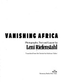 Book cover for Vanishing Africa